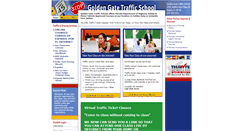 Desktop Screenshot of goldengatetrafficschool.com